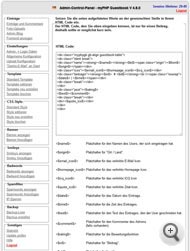 Editing options Template Part 2