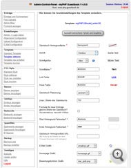 Editing options Template Part 1