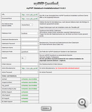 Datenbankeinrichtung und Verbindungsaufbau